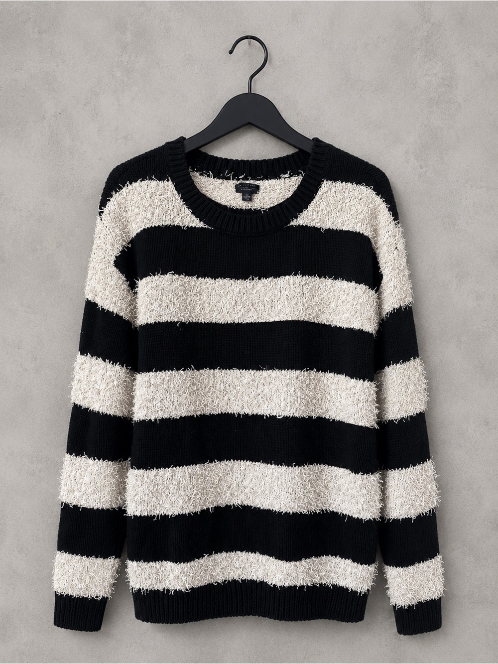American Eagle Vintage Boyfriend Textured Stripe Sweater Size Small